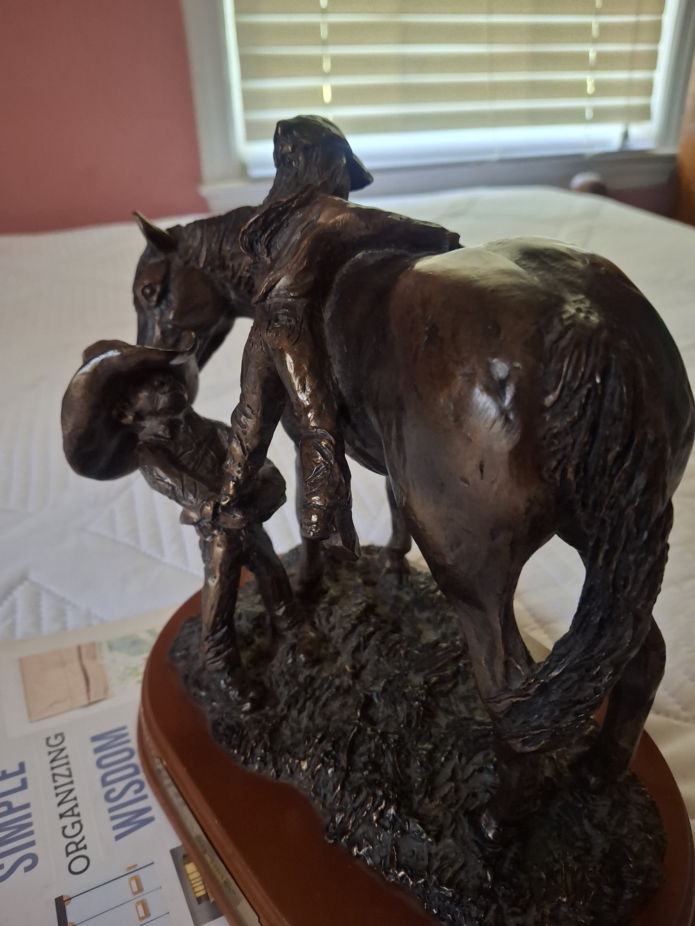 Montana Silversmiths Bronze Western Horse Statue Figurine "The Baby Sitter" C447 - Picture 7 of 10
